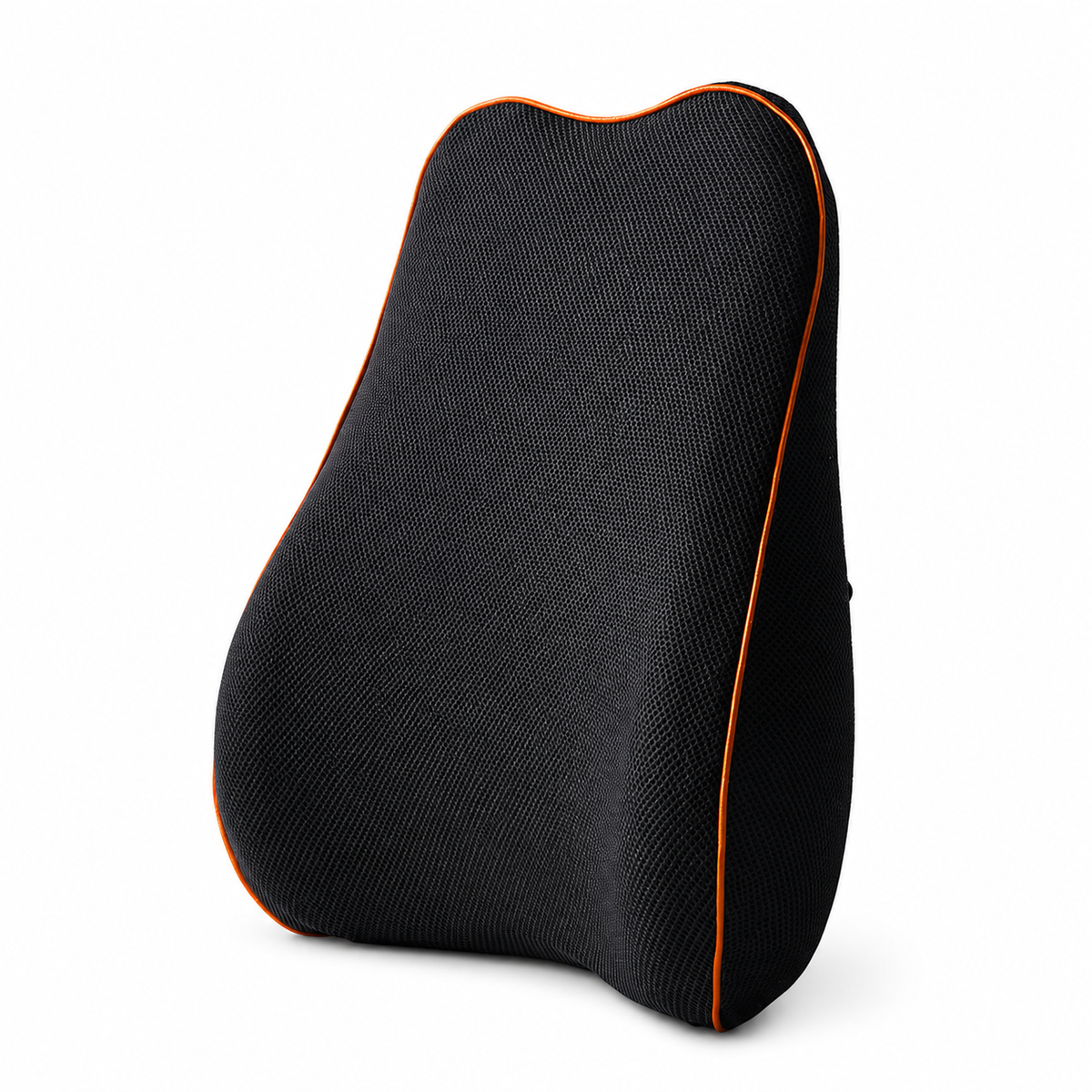 Memory Foam Lumbar Support Cushion — Office Chair & Car Back Support