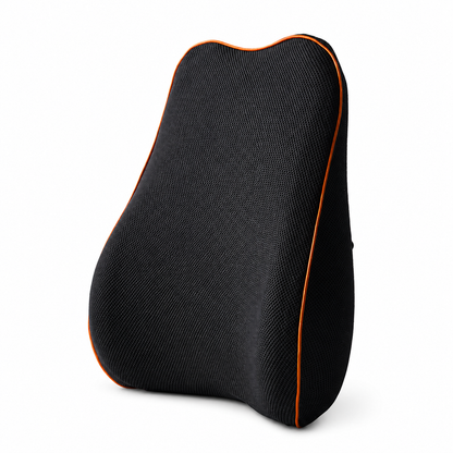 Memory Foam Lumbar Support Cushion — Office Chair & Car Back Support