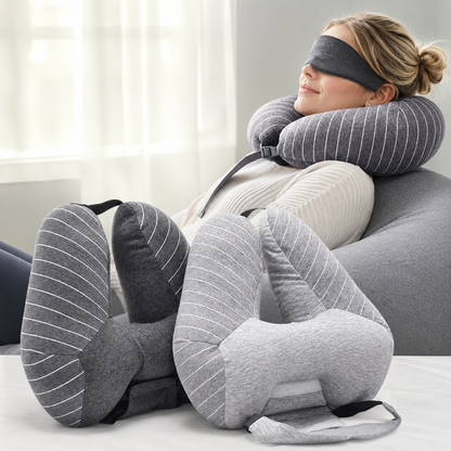 Foam Travel Neck Pillow — U-Shaped Support