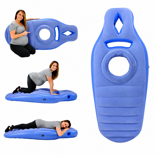 Inflatable Maternity Mattress Pad — Prone Sleeping Support for Pregnancy