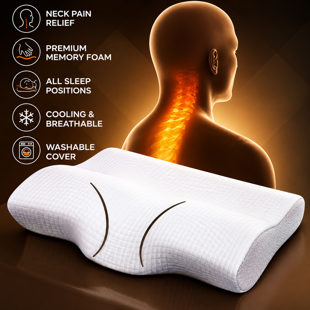 Latex Contour Pillow