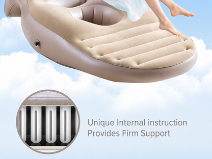 Inflatable Maternity Mattress Pad — Prone Sleeping Support for Pregnancy