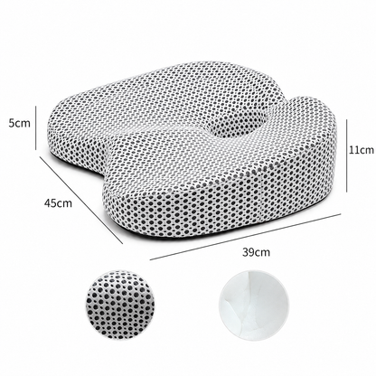 Memory Foam Car Seat Cushion — Slow Rebound Support for Long Drives