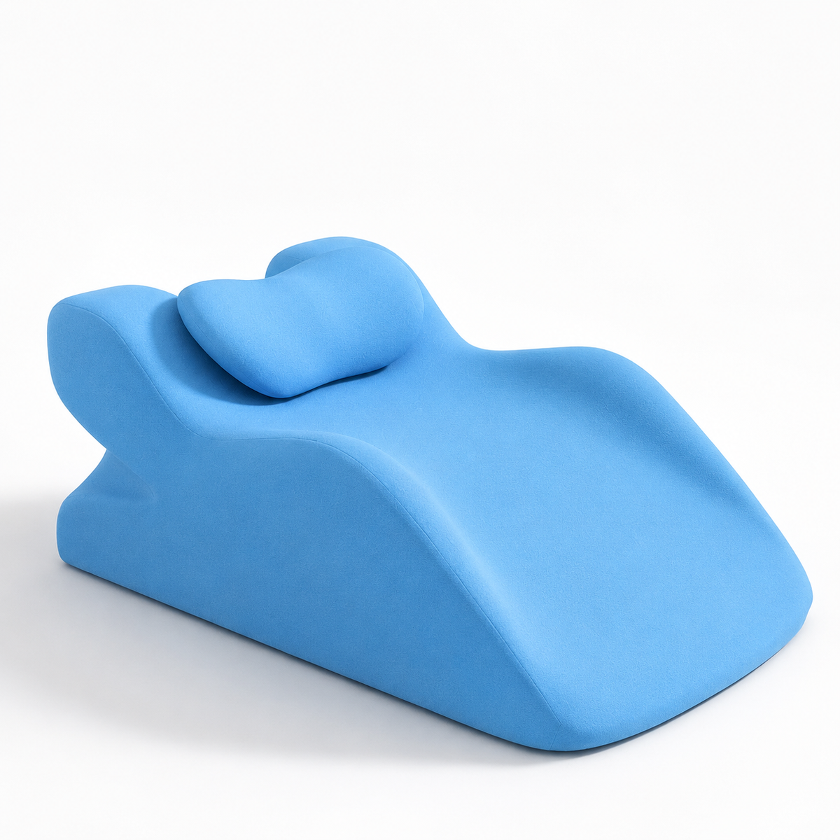Memory Foam Reading & Nap Backrest Pillow — Lumbar Support With Arms