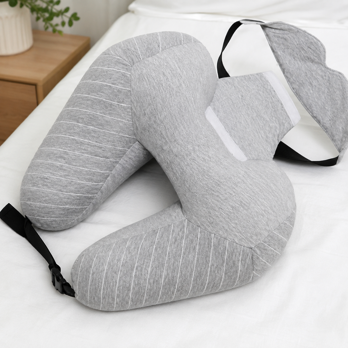 Foam Travel Neck Pillow — U-Shaped Support