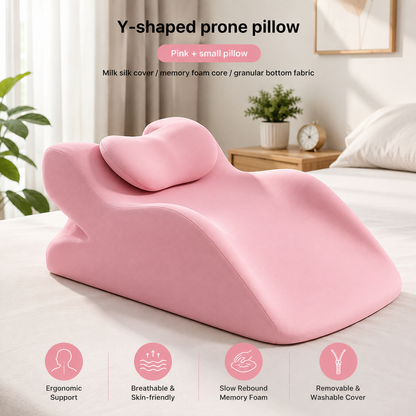 Memory Foam Reading & Nap Backrest Pillow — Lumbar Support With Arms