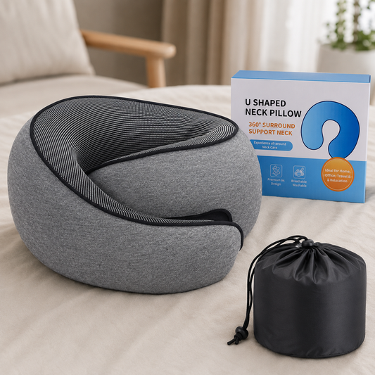 Memory Foam Travel Neck Pillow